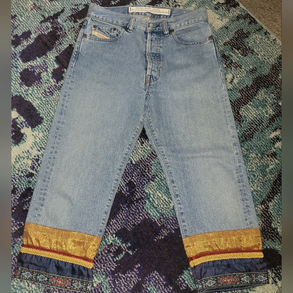 90s Custom Vintage Diesel capri jeans